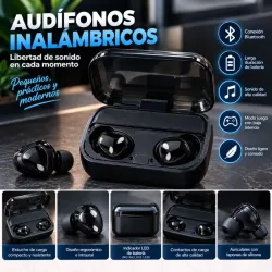 Audífonos inalámbricos negros