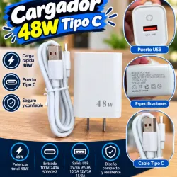 Cargadores de 48W Tipo C