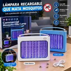 Lámpara Recargable Mata Mosquitos