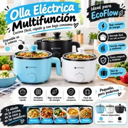 Olla Electrica Multifuncional de Bajo Consumo