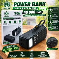 Powerbank de 40 000 mA - Carga Super Rápida 100W