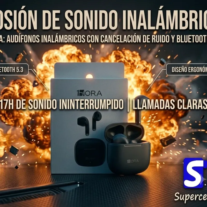 Audifonos 1hora inhalambricos