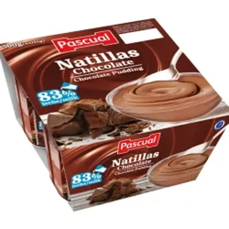 NATILLAS DE CHOCOLATE (1 PACKS 4 U)