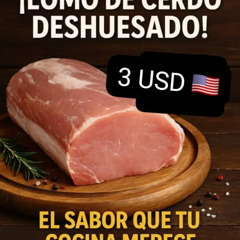 Lomo de cerdo deshuesado 