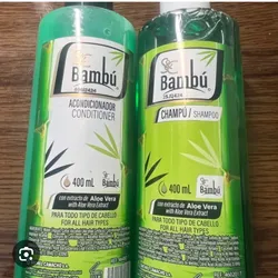 Juego de shampoo y acondicionador 