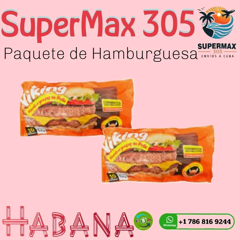 Paquete de 10 Hamburguesa (2paq)