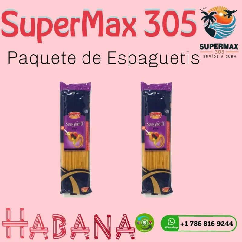 Paquetes de espaguetis (2u)