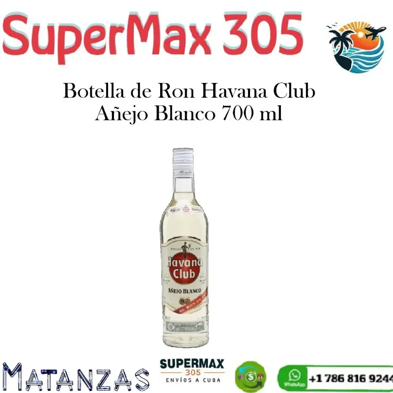 Botella Havana Club Añejo Blanco (1u)
