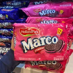 Galletas Marco con Crema de Fresa (Pack de 12)