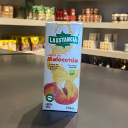 Jugo La Estancia sabor melocotón 200ml