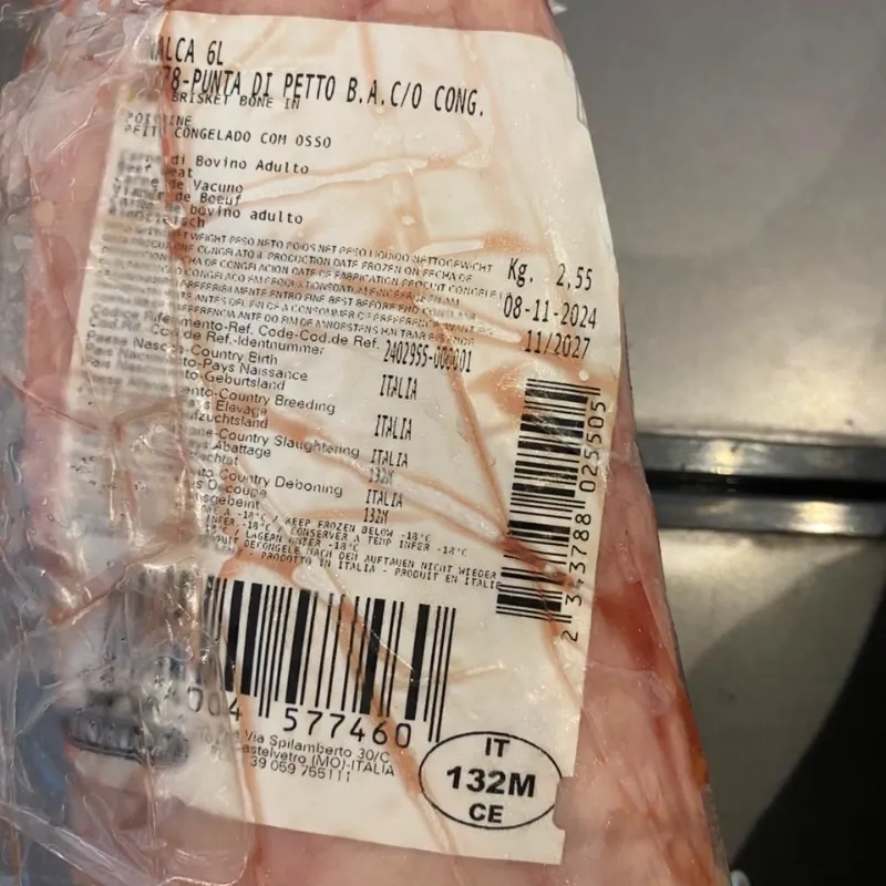 Punta de Pecho de Res con hueso (precio por kg)