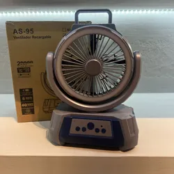 Ventilador 20000mah con aro de Luz