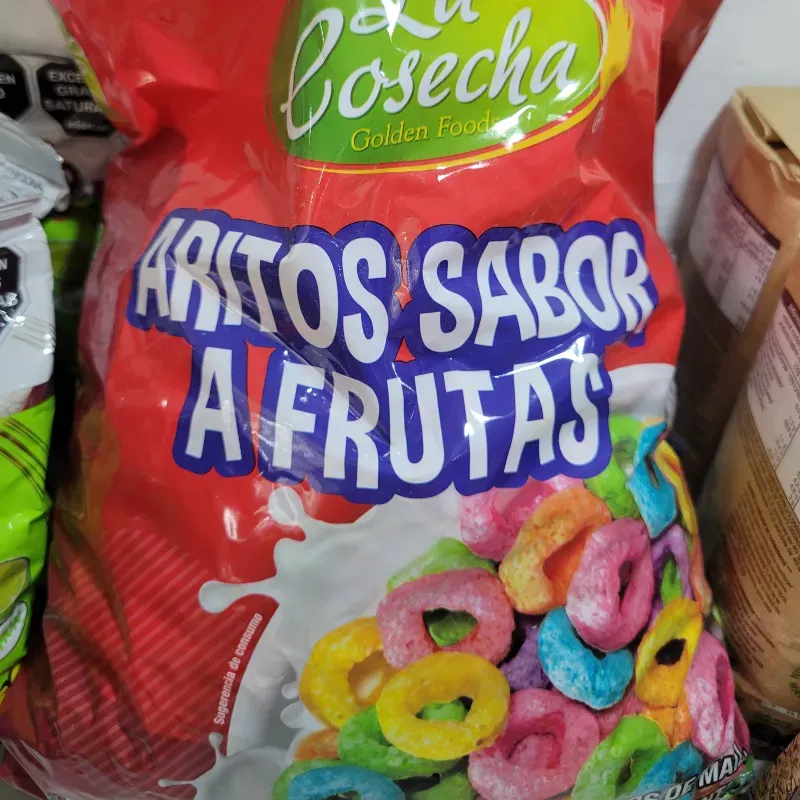 Aritos sabor a frutas (cereal) 