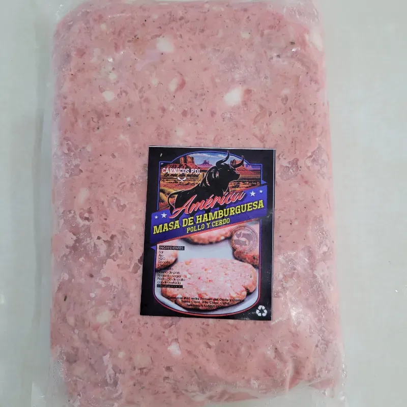 Masa de hamburguesa 