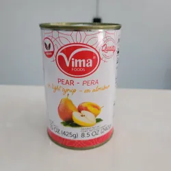 Pera en almíbar 