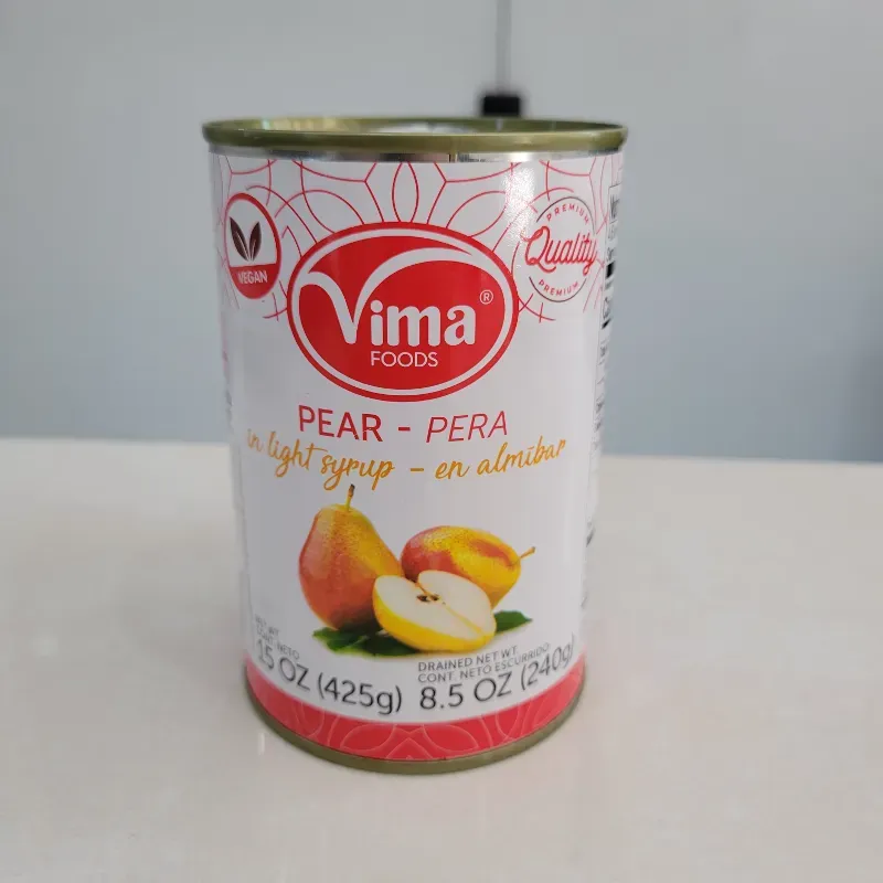 Pera en almíbar 