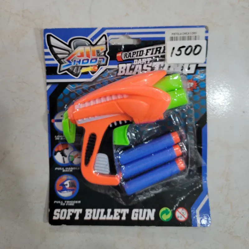 Pistola con balas 