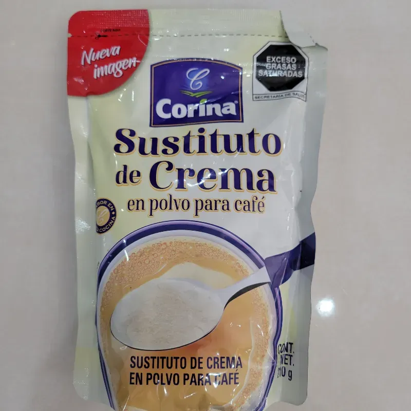 Sustituto de crema en polvo para café 