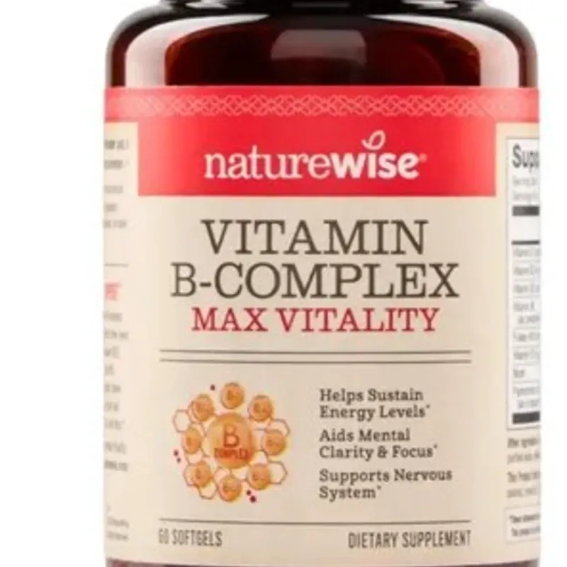 Complejo de Vitamina B - NatureWise® – 60 Cápsulas Blandas