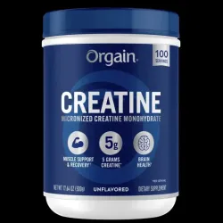 Creatina Orgain® – 100 Servicios (Polvo, Sin Sabor)