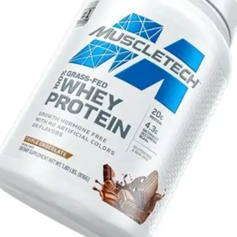MuscleTech® Grass-Fed 100% Whey Protein – Proteína de Suero de Vacas Alimentadas con Pasto