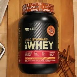 Cinnamon Roll (Rollo de Canela) - Optimum Nutrition Gold Standard 100% Whey Protein 