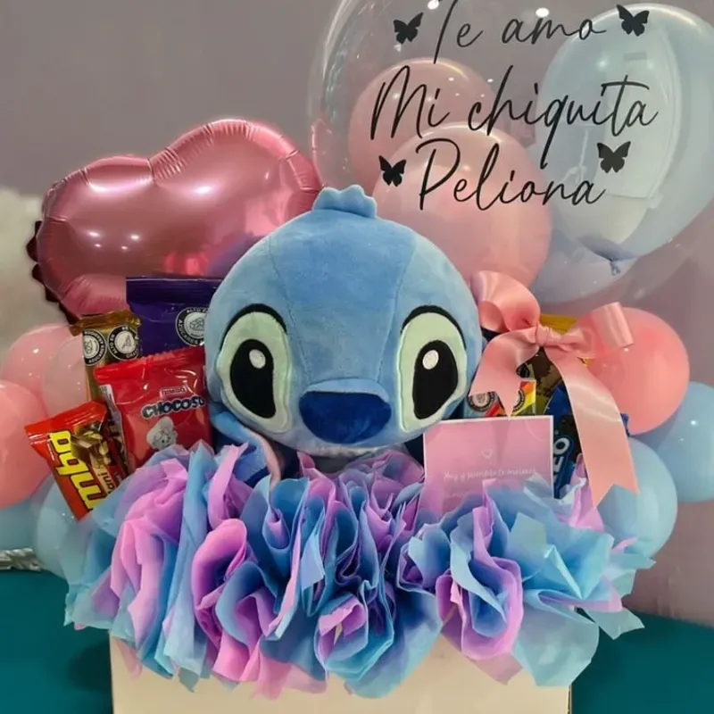 Cajita chuchera con peluche 
