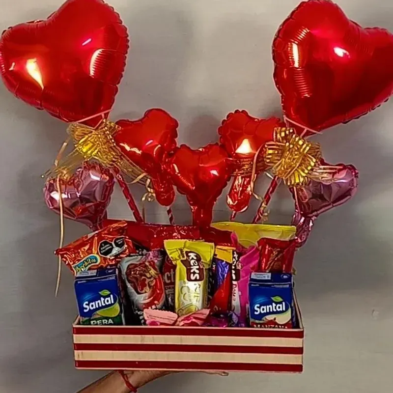 Cajita corazones 