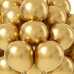 Set de globos dorados 