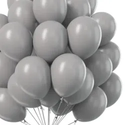 Set de globos grises 