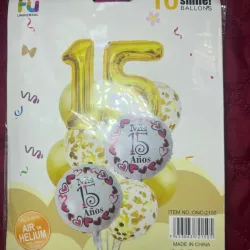Set para cumpleaños (15 años )