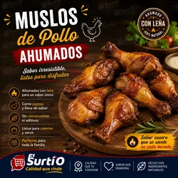Muslos de Pollo Ahumados