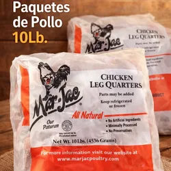 Paquete de muslos de pollo (10Lbs)