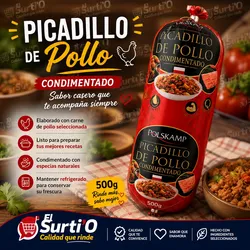 Picadillo de Pollo Condimentado 500g