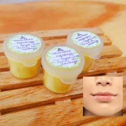 Bálsamo labial de naranja.