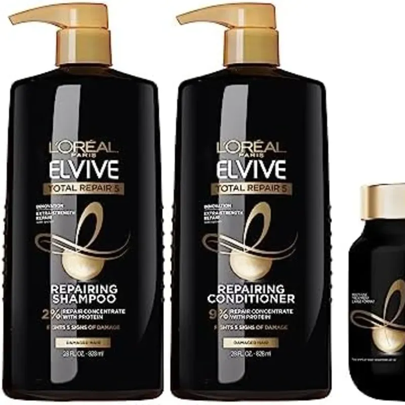 Champú y Acondicionador L'Oréal Elvive Total Repair 5