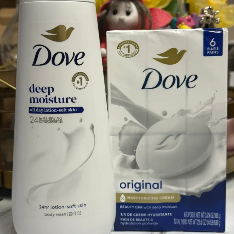 Jabón y Gel de ducha Dove Original 💙