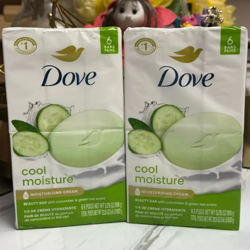 Paquete de 6 jabones Dove 💚