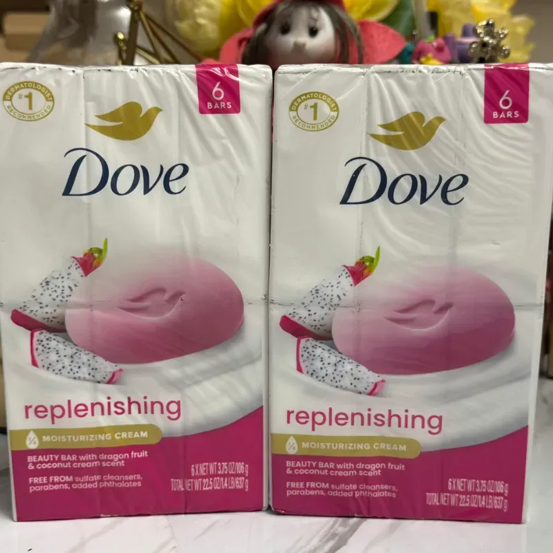 Paquete de 6 jabones Dove 