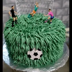 Cake 15 cm temático fútbol 