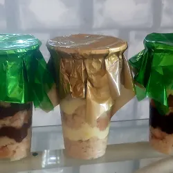 Vasos 3 leches 8 onzas 