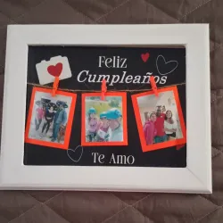 Cuadro personalizado Feliz cumpleaños