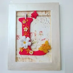 Cuadros de letras enmarcadas