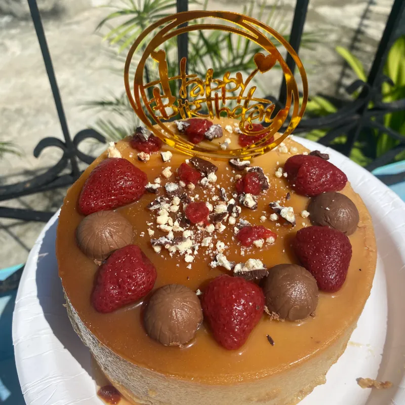 Choco flan o pastel imposible