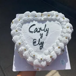 Panetela en forma de corazón