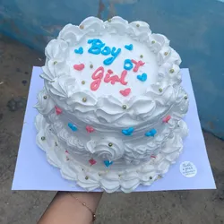 Panetela para un Gender Reveal