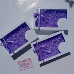Cajas medianas con acrílico transparente (20 unidades)