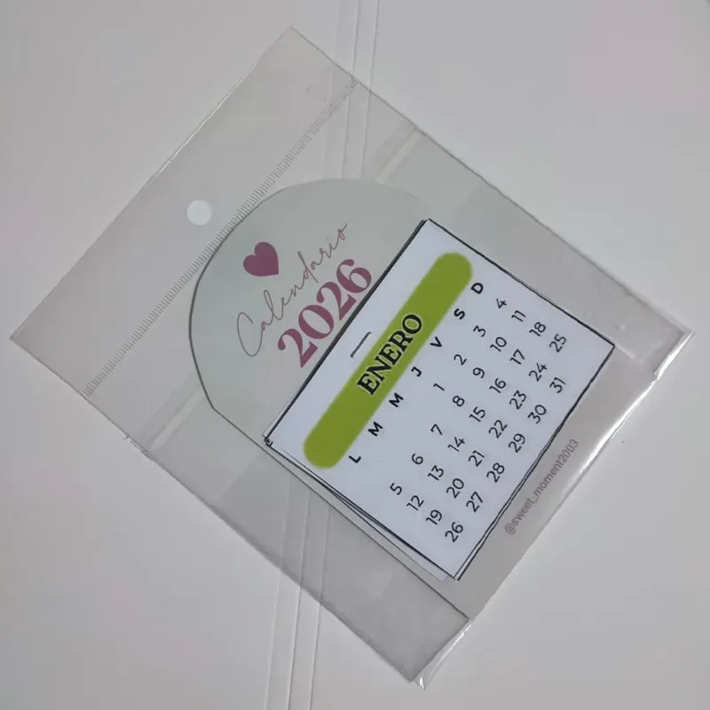 Calendario Simple 2026