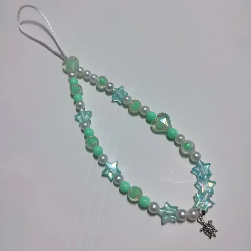 Colgante de teléfono con dije