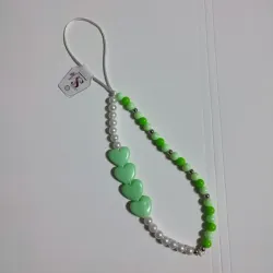 Colgante de telefono verde